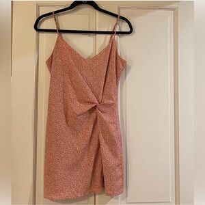 Abercrombie XS Burnt Orange Floral Dress